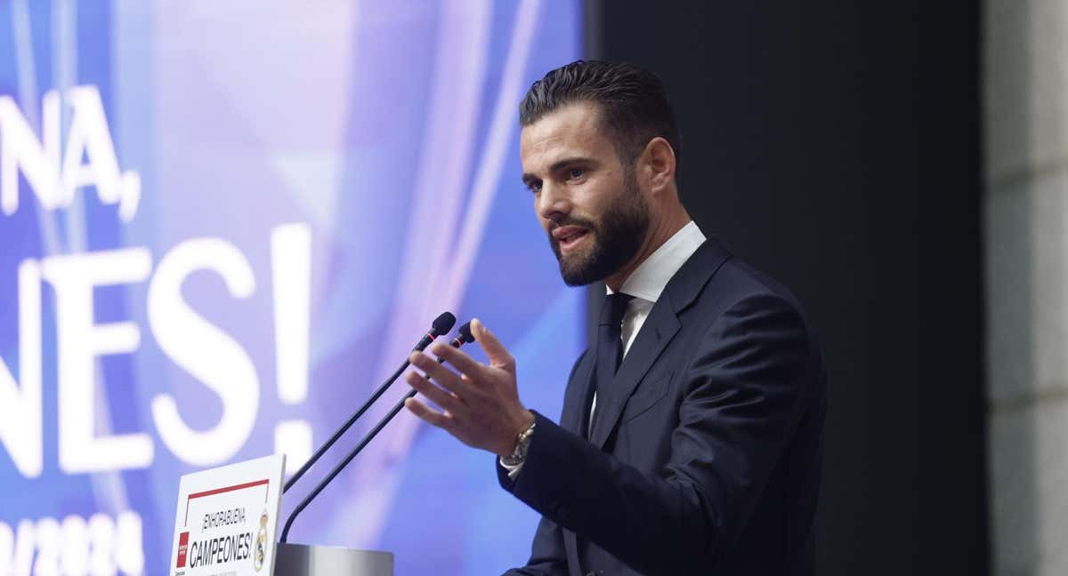 Nacho Fernández, durante los actos de celebración.