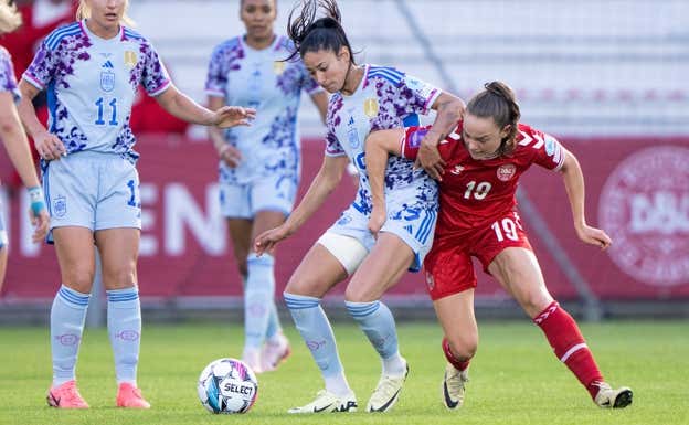 Leila Ouahabi durante el partido.  REUTERS