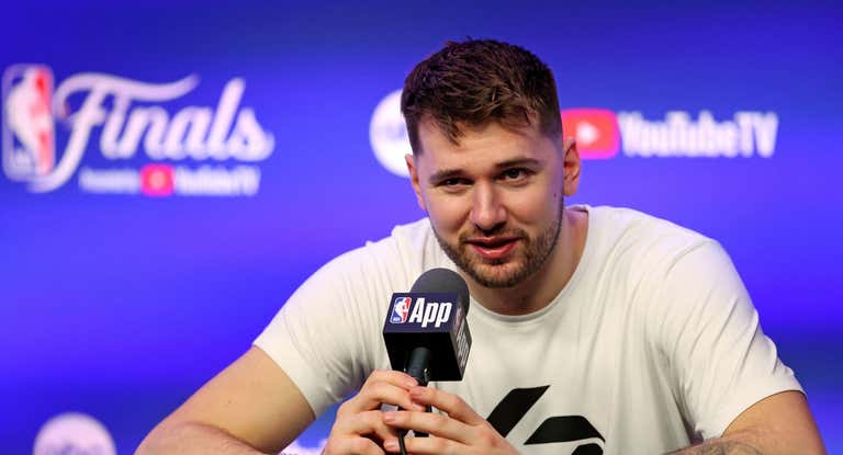 Doncic en el Media Day.