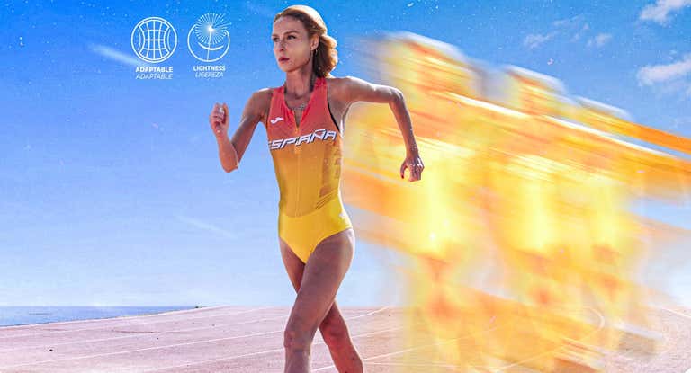 Equipación de atletismo de España para los Juegos Olímpicos.