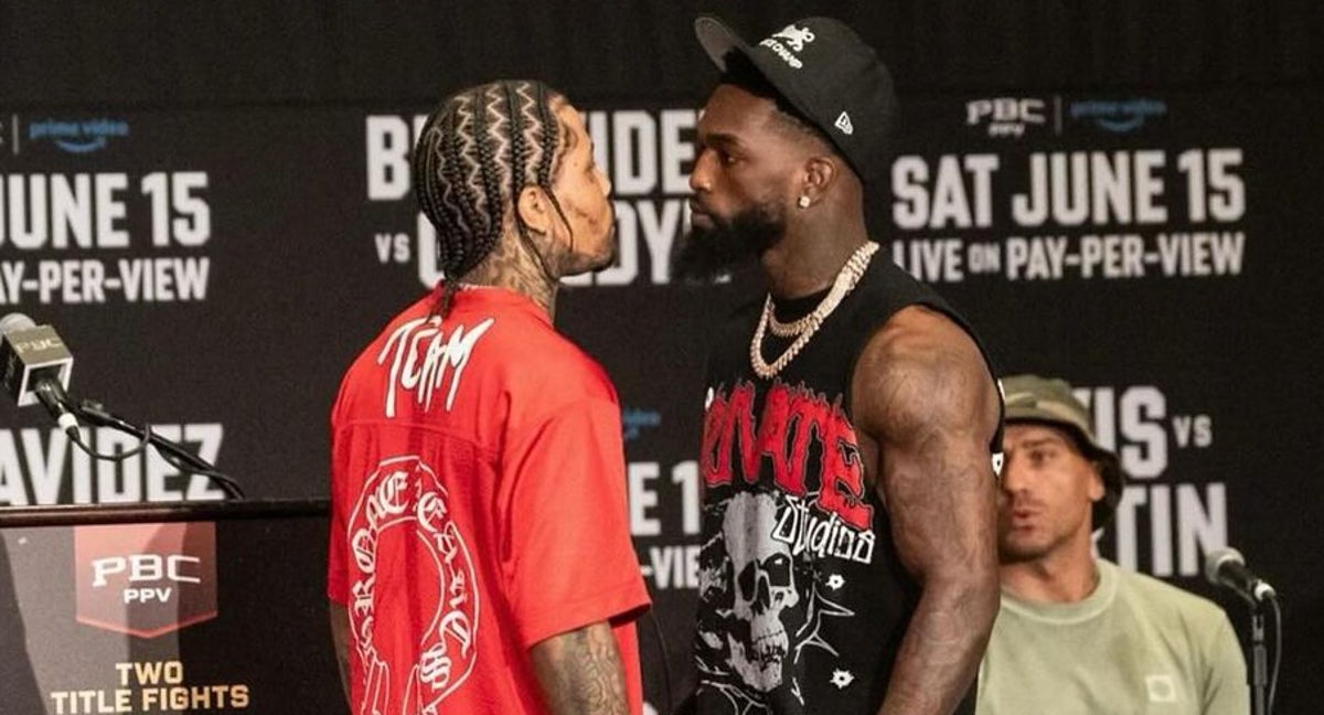 Gervonta Davis y Frank Martin, cara a cara.