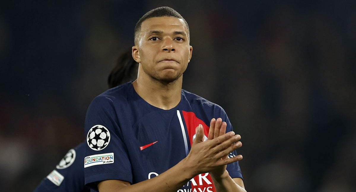 Kylian Mbappé, con el PSG.