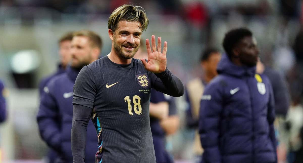 Jack Grealish no estará en la próxima Eurocopa.
