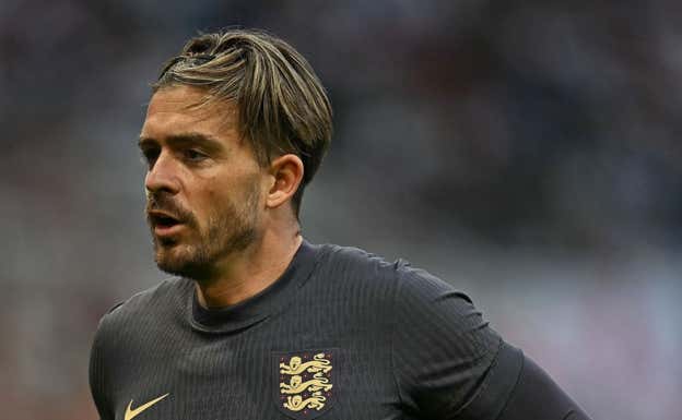 Grealish en el amistoso entre Inglaterra y Bosnia. AFP