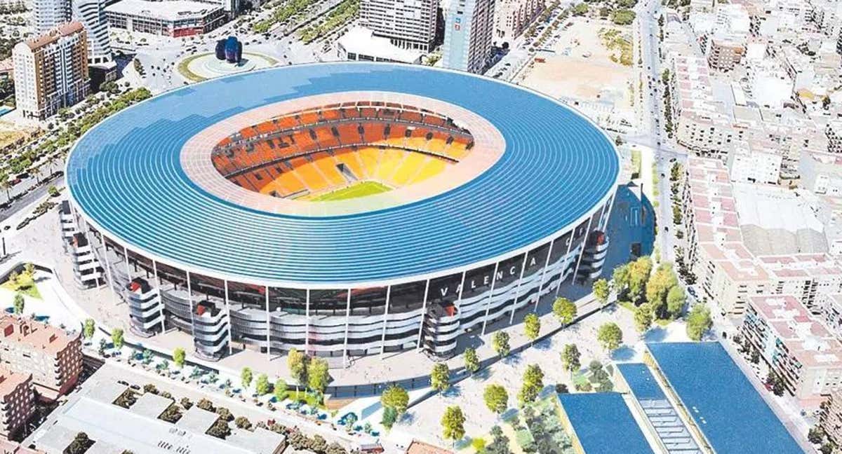 El proyecto del Nuevo Mestalla.