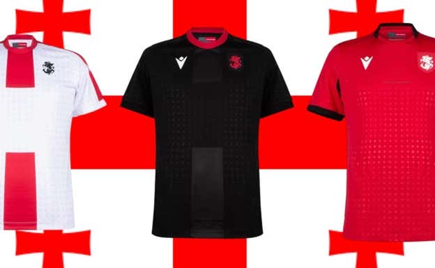Equipaciones Georgia Eurocopa.