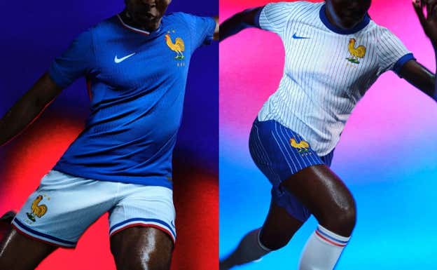 Equipaciones de Francia para la Eurocopa 2024.