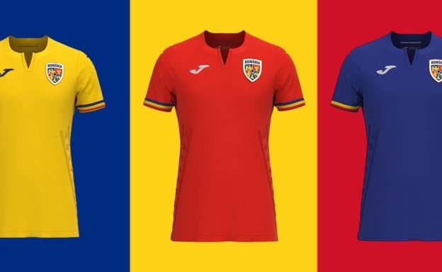 Equipaciones de Rumanía para la Eurocopa 2024.