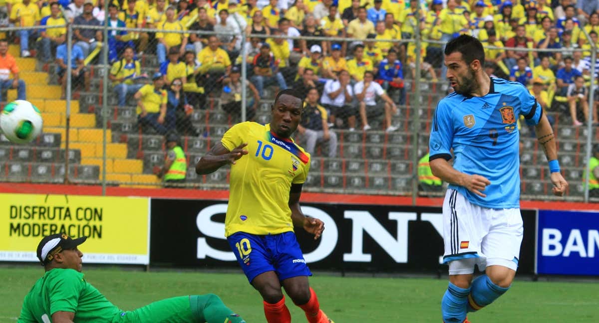 Maximo, jugador de la selección de Ecuador /EFE