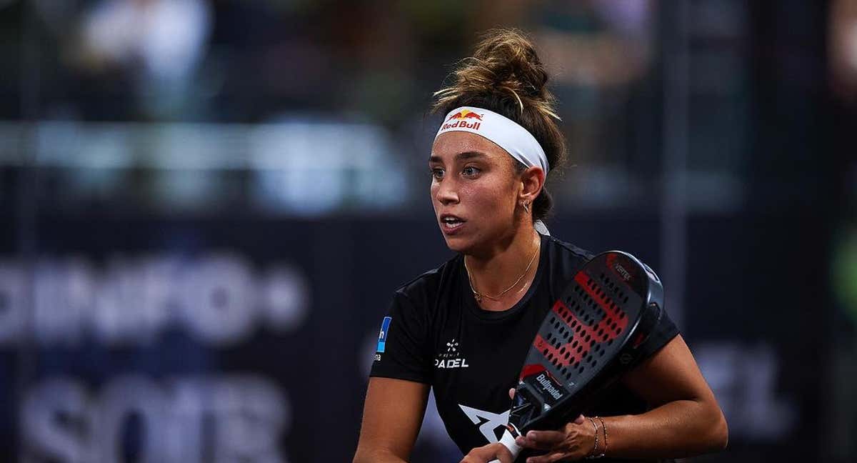 Bea González durante un partido.