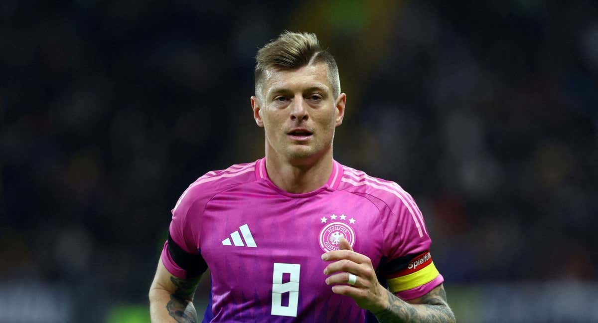 Kroos, durante un partido con la selección de Alemania. /REUTERS