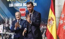 Un homenaje a Rudy, el «Chacho, quédate» y el «otra camiseta más» de Almeida marcan la celebración de la Liga Endesa del Real Madrid