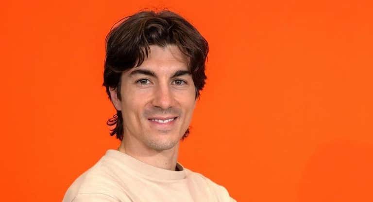 Maverick Viñales, en su presentación por KTM.