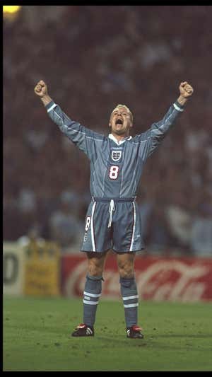 Inglaterra, en la Eurocopa 1996. GETTY