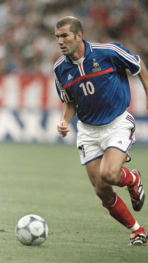 Zidane, en la Eurocopa 2000. GETTY
