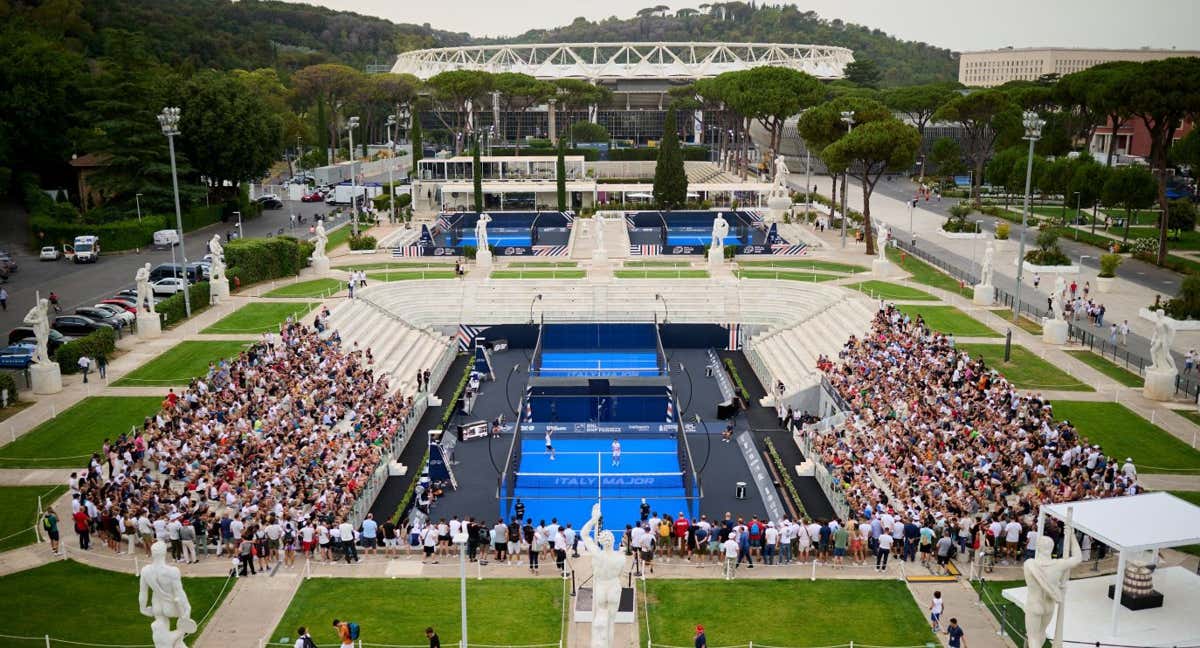 Final Premier Padel en Roma./Premier Padel