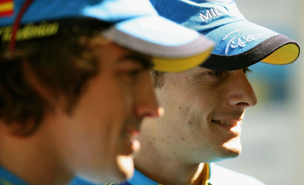 Los años de Giancarlo Fisichella en Renault: “Trabajar con Fernando Alonso no era fácil, era como un político”