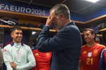 Lo que pasó en la intimidad del vestuario con la visita del Rey: manos a la cabeza con Lamine y Nico Williams, en toalla