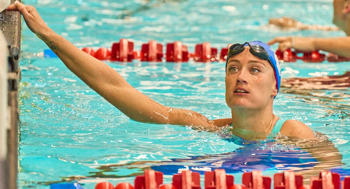 Mireia Belmonte, en los Trials de natación celebrados esta semana en Mallorca./RFEN