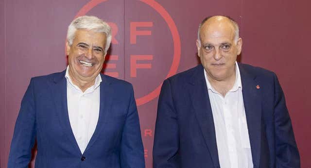 Javier Tebas muestra su asombro ante “la propuesta de inhabilitación a Pedro Rocha”