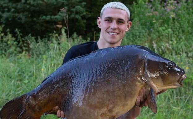 Foden ha reconocido muchas veces su gusto por la pesca.