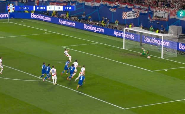 El penalti fallado.  TVE