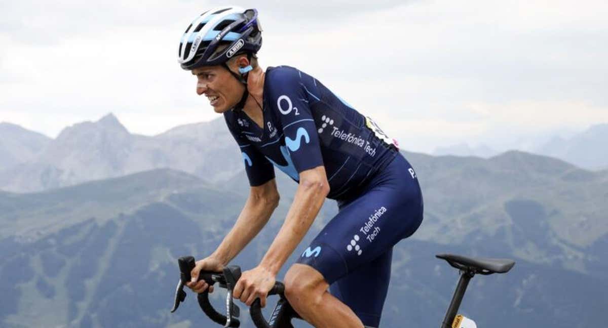 Enric Mas con Movistar en un Tour de Francia./Movistar