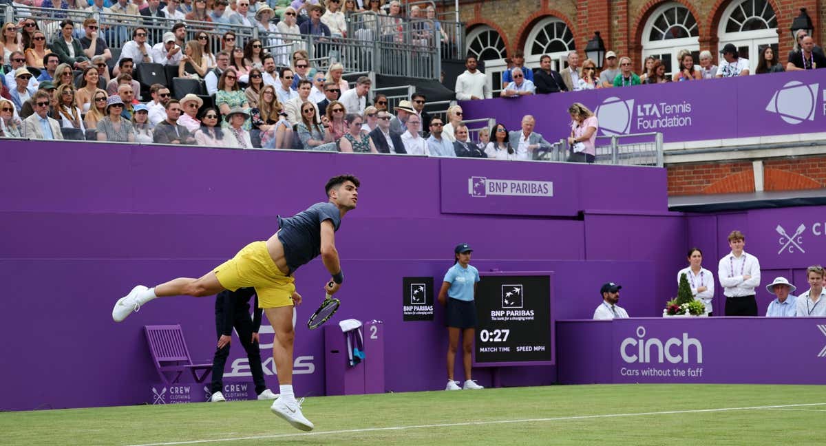 Alcaraz en el torneo de Queens /EFE