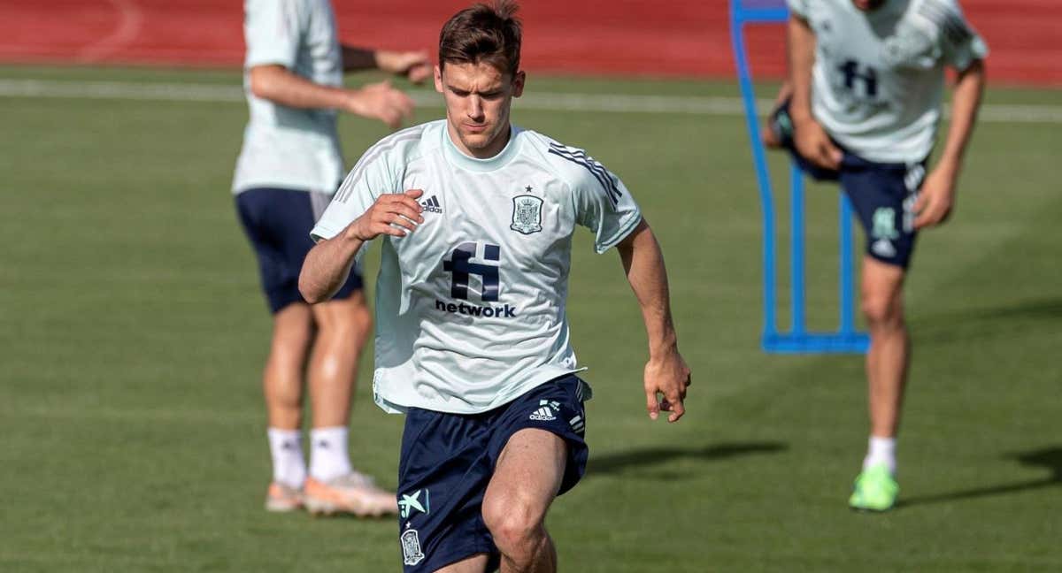 Diego Llorente, en su etapa en la Selección./EFE