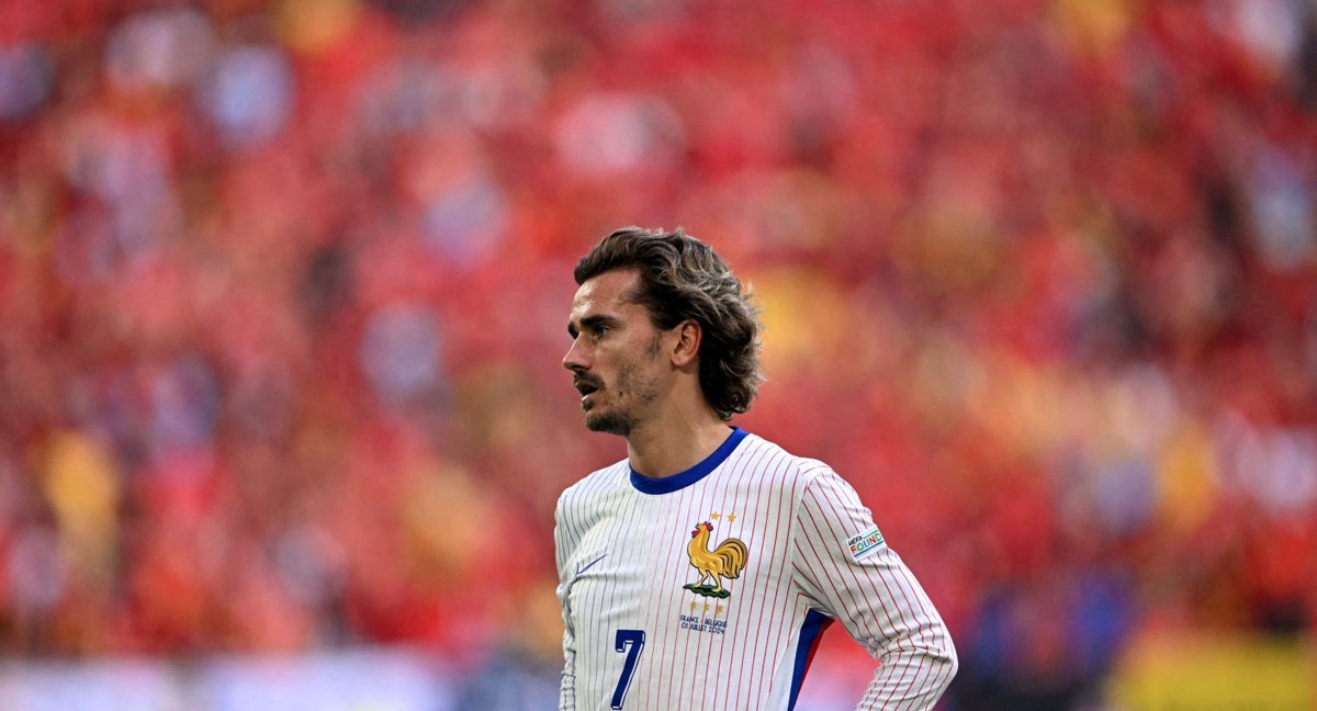 Griezmann, en un partido con Francia.
