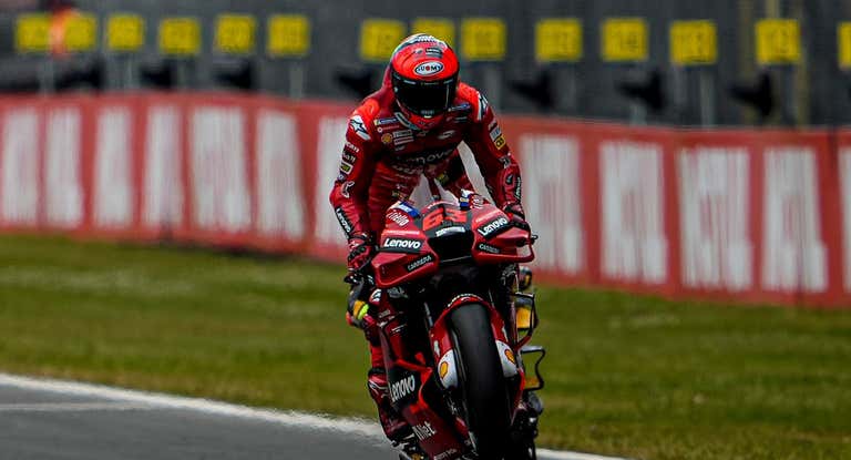 Pecco Bagnaia en Mugello.
