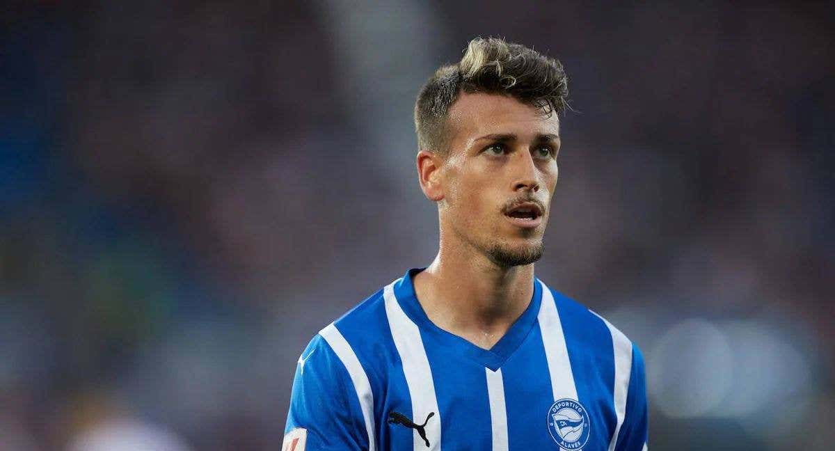 Antonio Blanco, con el Alavés.