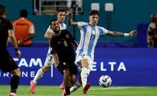 El 'viacrucis' de Garnacho hasta ser titular con Argentina