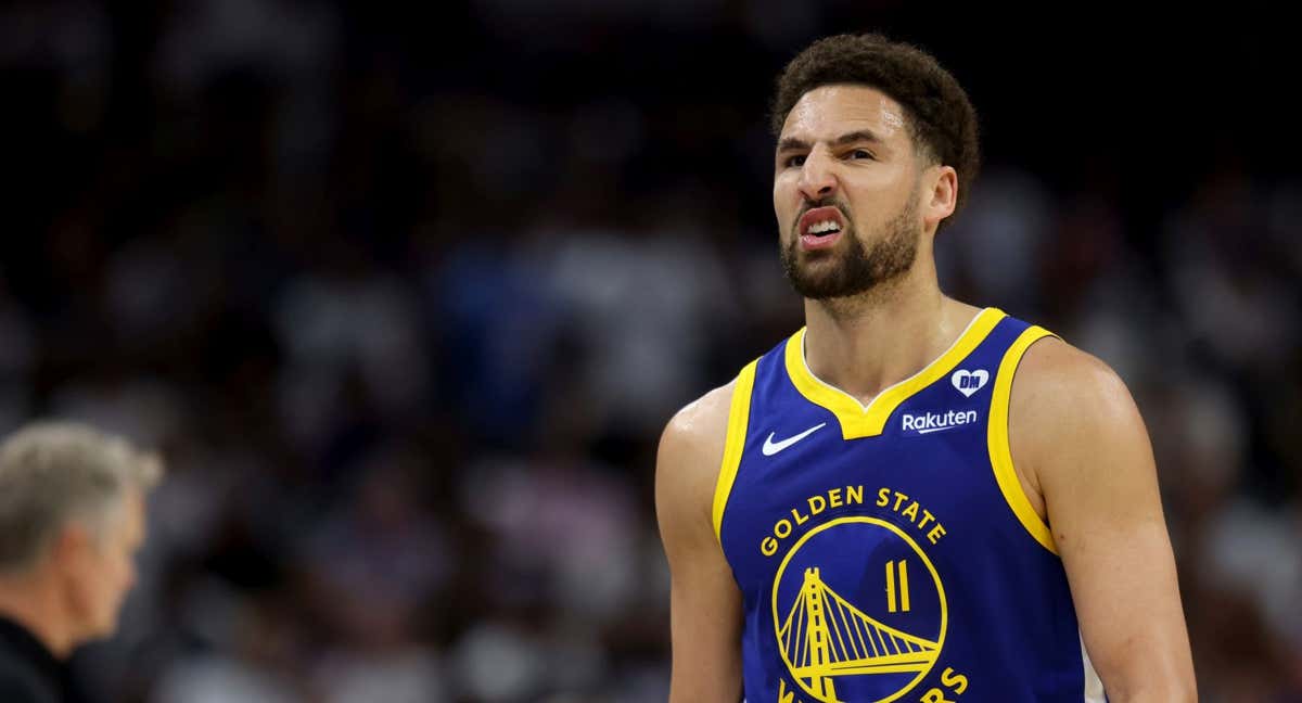 Klay Thomson, en un partido con Golden State Warriors.
