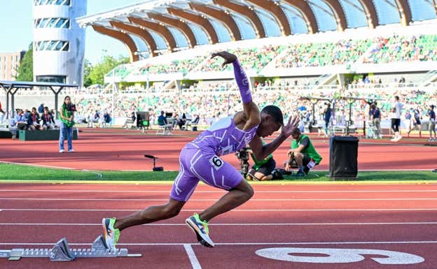 Wilson toma la salida en las semifinales de los Trials. USA Today Sports