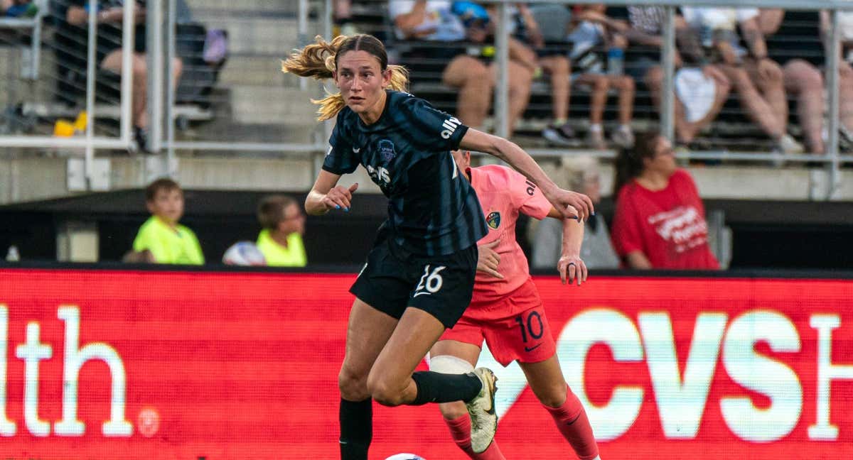 Imagen de una jugadora de Washington Spirit./X