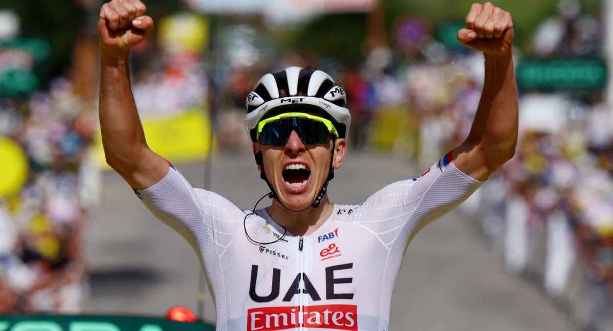 Tadej Pogacar es el nuevo líder del Tour de Francia.
