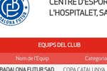 Otro lío con el Badalona Futur y la venta de su plaza en Segunda RFEF: aparece como L'Hospitalet en la web de la federación
