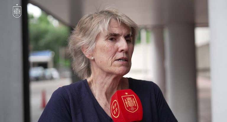Paloma del Río, durante una entrevista con la RFEF.
