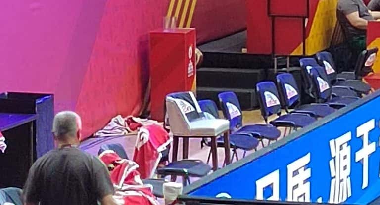 La silla que utiliza Rudy Fernández.
