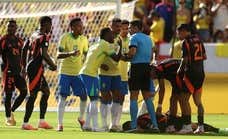 Vinicius se lleva la frustración contra los árbitros a la Copa América