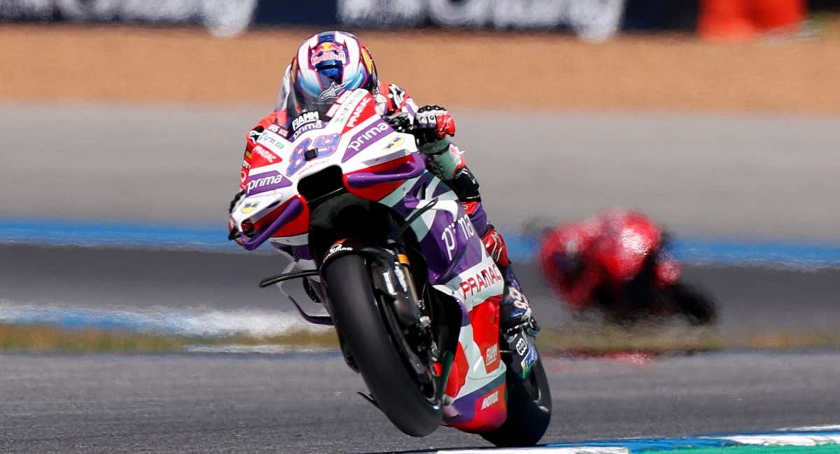 Jorge Martín, en el circuito de Sachsenring. /EFE