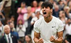 Alcaraz - Humbert: resumen y resultado del partido de octavos de final de Wimbledon