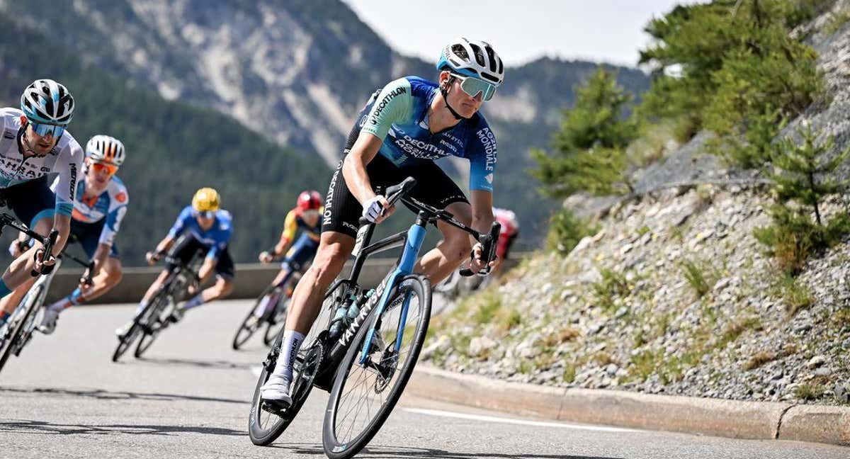 Felix Gall, durante el presente Tour de Francia.