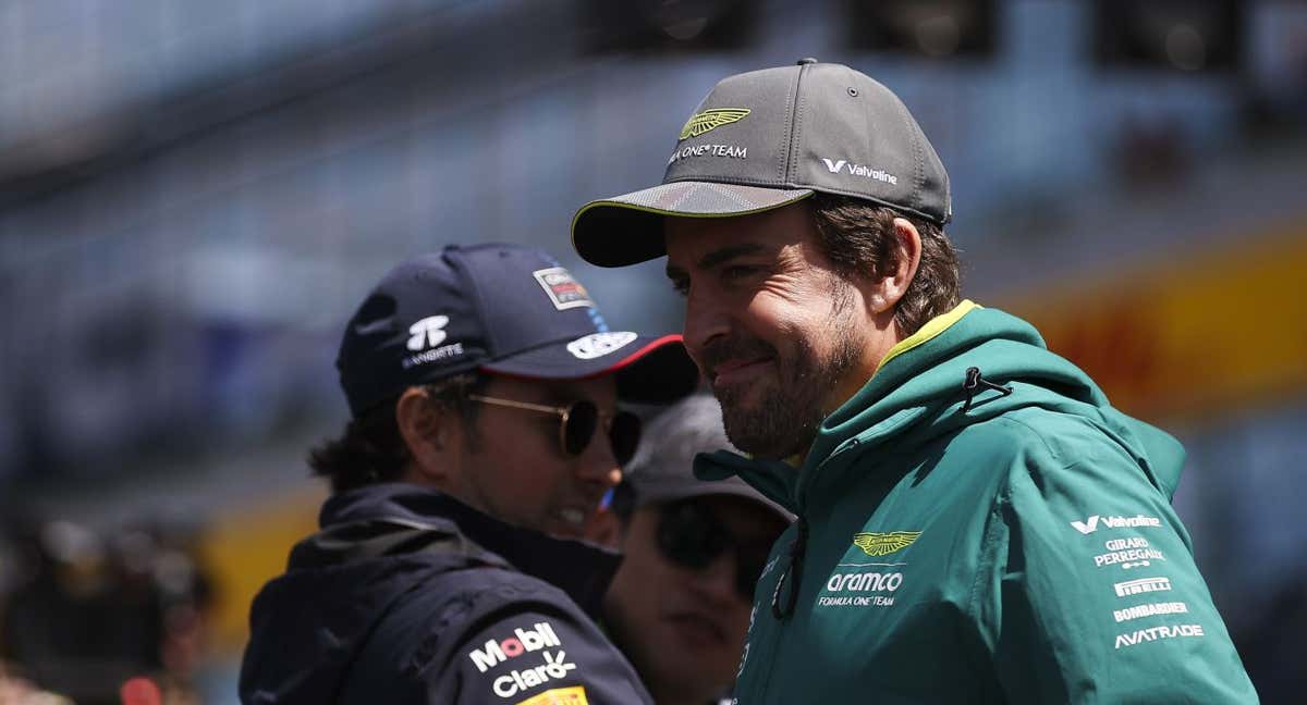 Fernando Alonso, antes de la carrera del GP de Gran Bretaña.