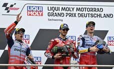 Morbidelli desata a la bestia Márquez que termina logrando un podio de ensueño