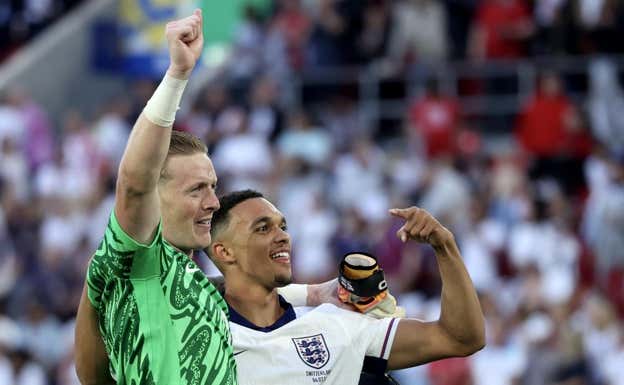 Pickford se encomendó al sistema de Ignacio.  EFE