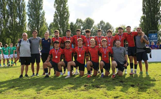 Plata de los Leones 7s M18.  Rugby Europe