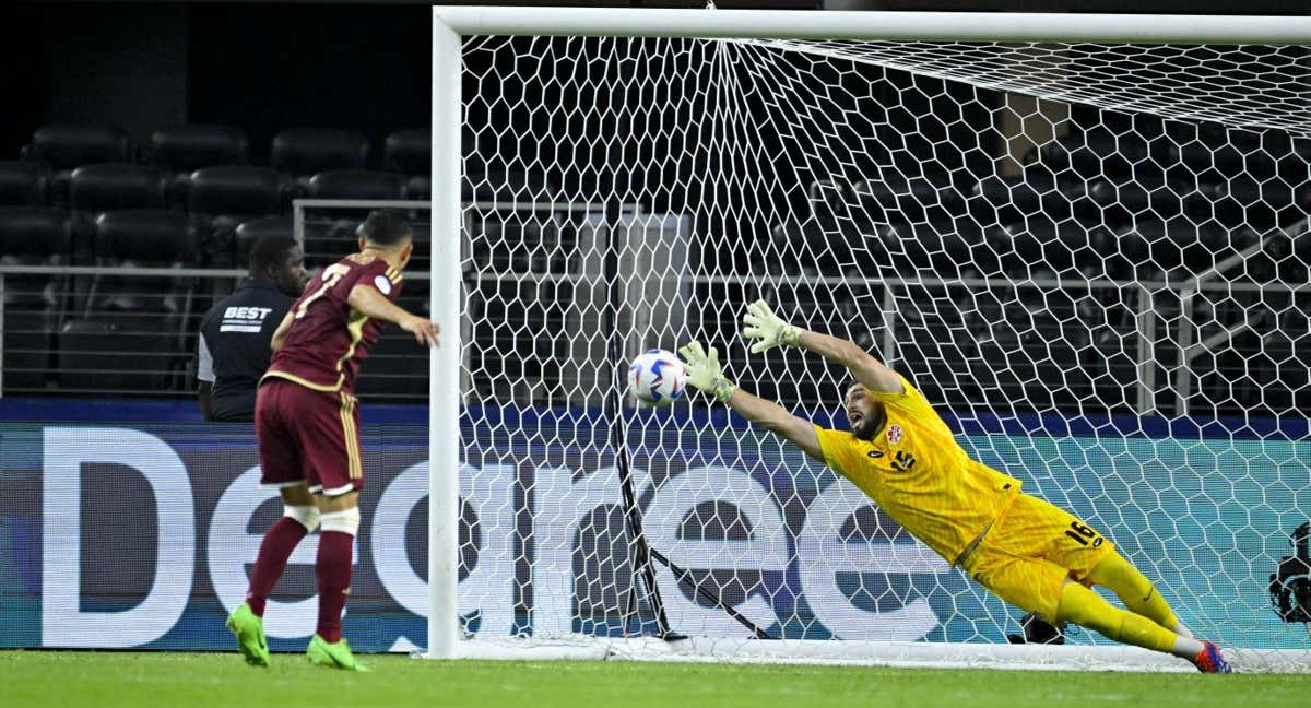 Penalti en la Copa América. /REUTERS