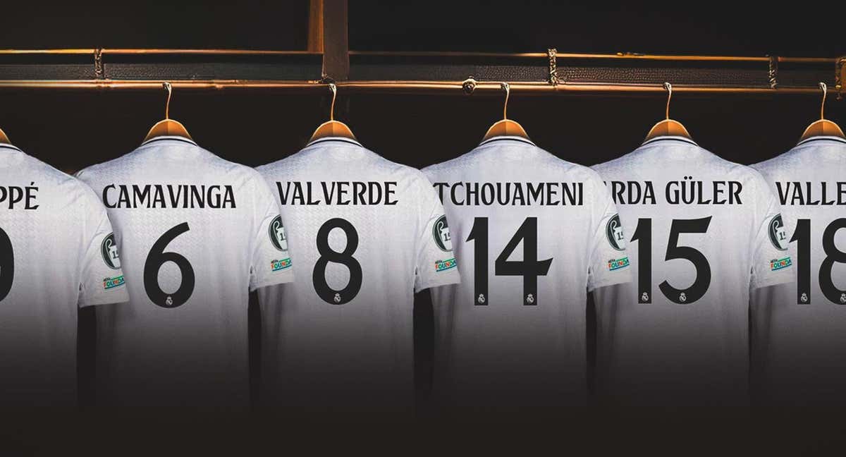Estos son los nuevos dorsales del Real Madrid para la 2024/25